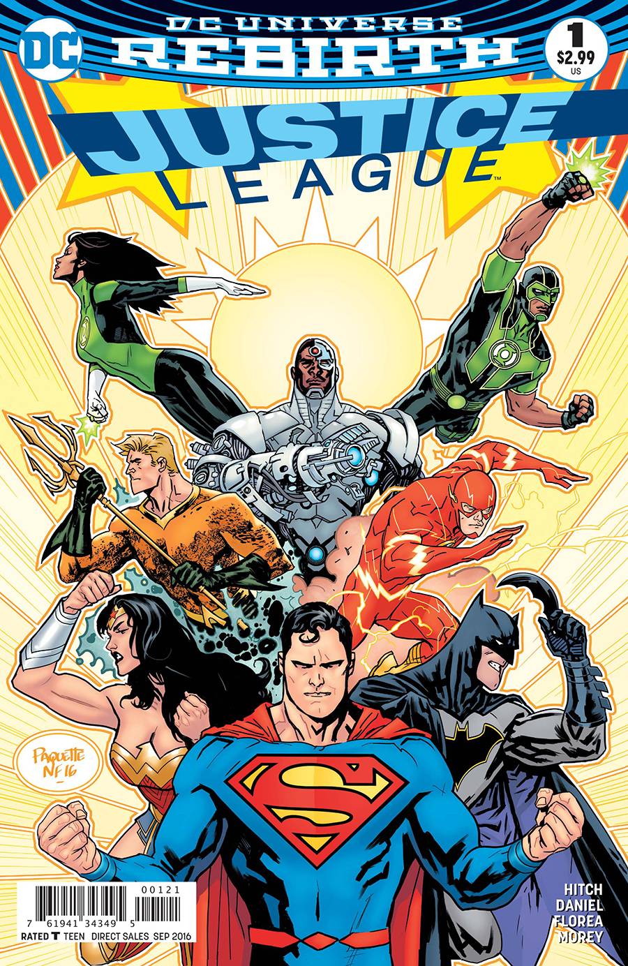 JUSTICE LEAGUE #1 VARIANT COVER