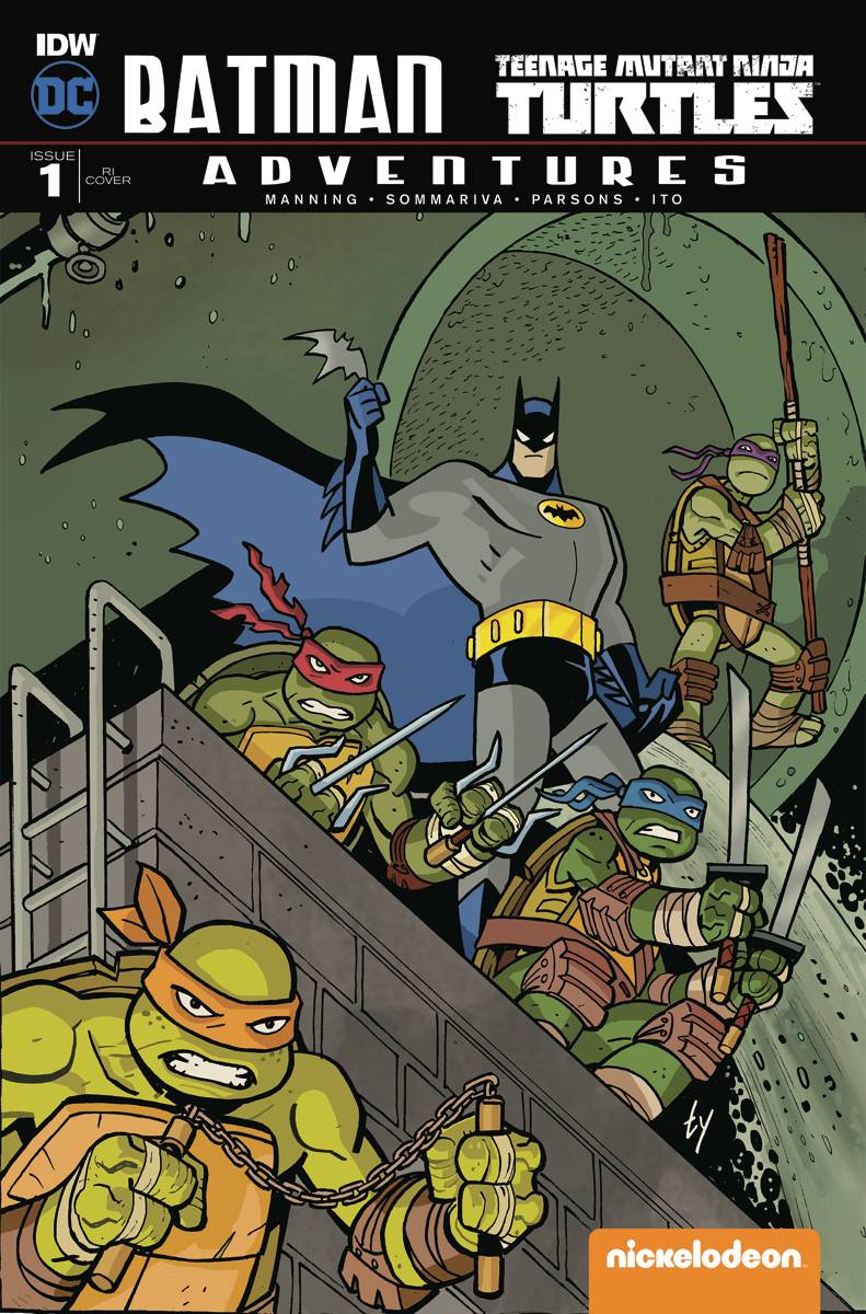 BATMAN TMNT ADVENTURES #1 (OF 6) VARIANT COVER (1 in 25 copies)