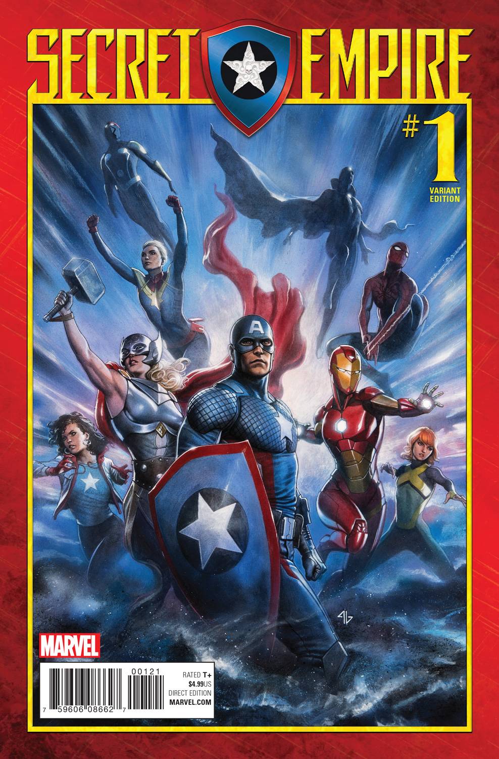 SECRET EMPIRE #1 (OF 9) GRANOV VARIANT COVER (1 in 25 copies)