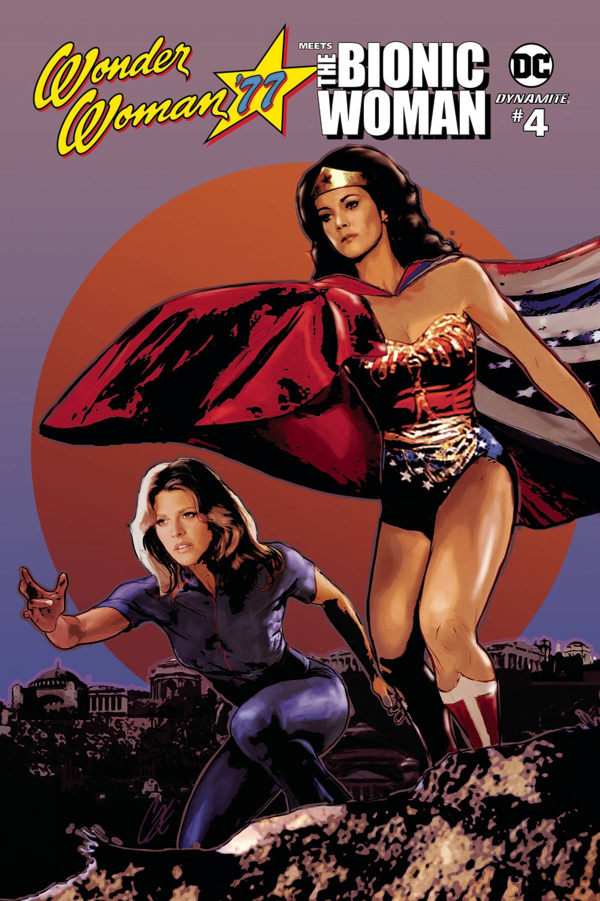 WONDER WOMAN 77 BIONIC WOMAN #4 (OF 6) COVER A STAGGS