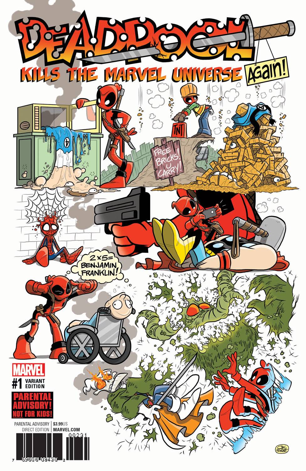 Deadpool Kills Marvel Universe Again 1 Of 5 Variant