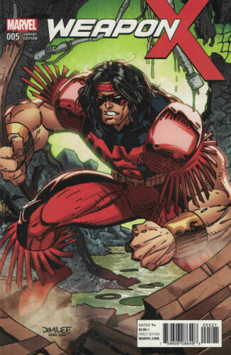 WEAPON X #5 JIM LEE X-MEN CARD VARIANT COVER