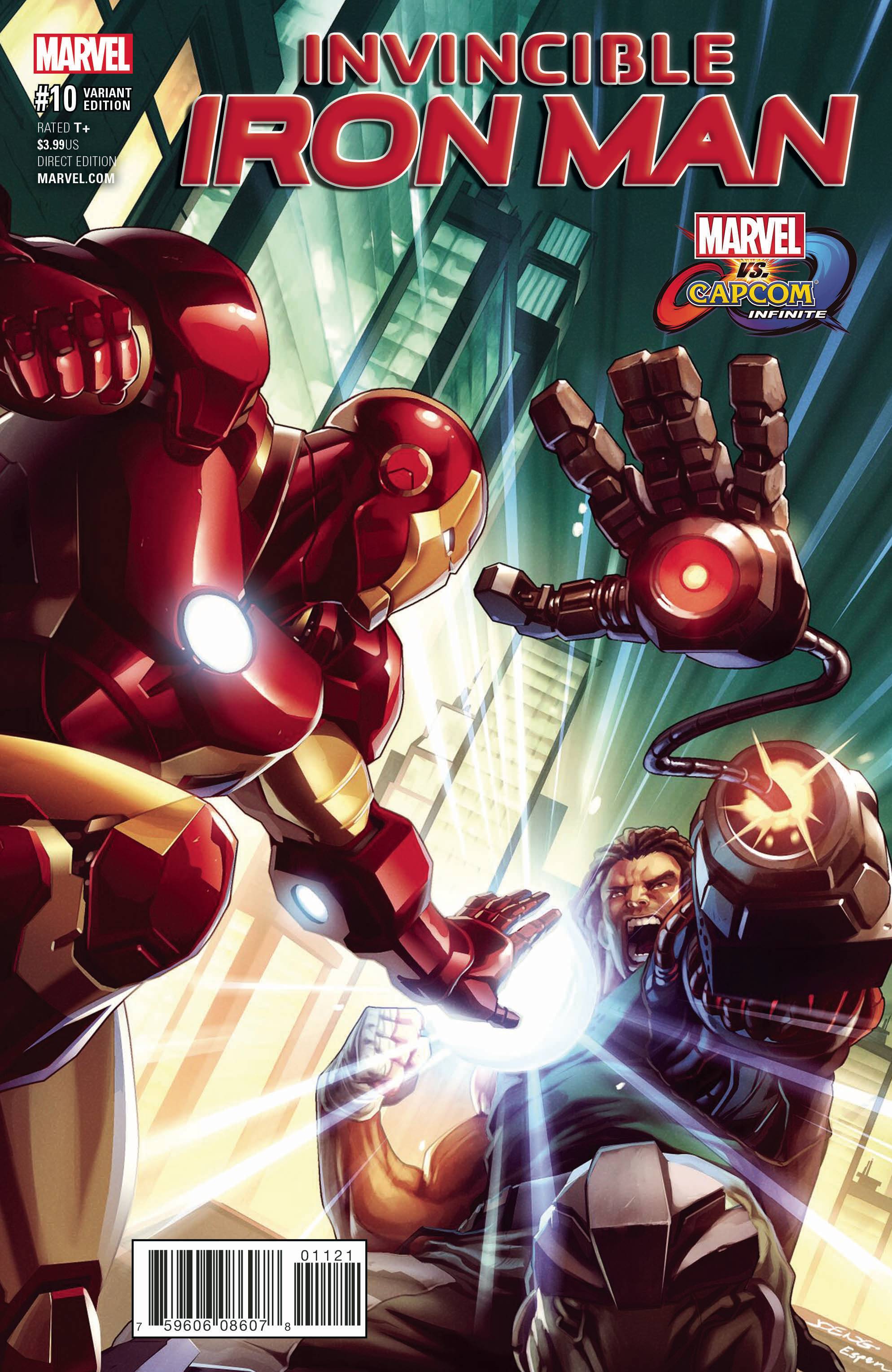 INVINCIBLE IRON MAN #10 MARVEL VS CAPCOM JOE NG VARIANT COVER