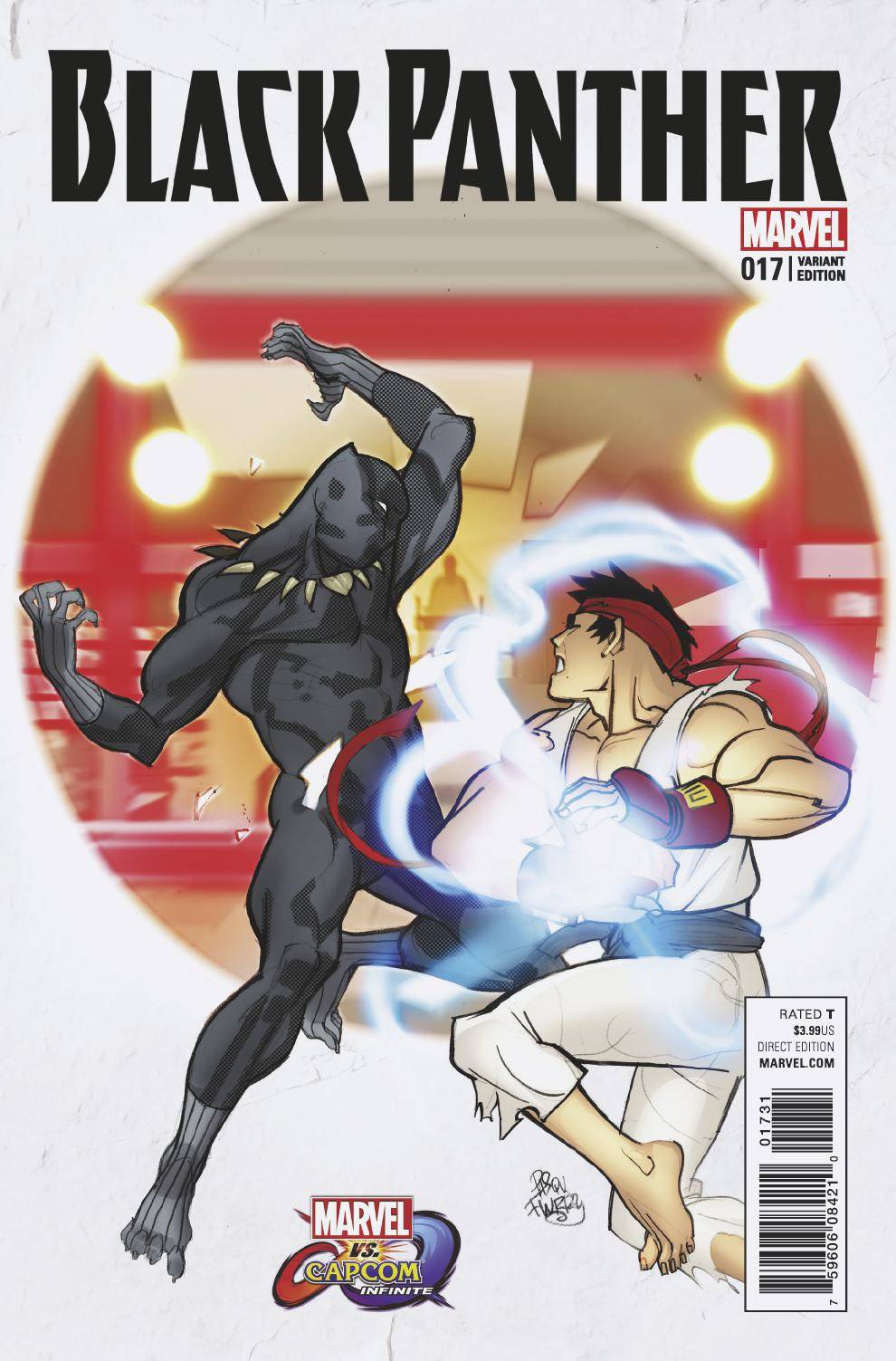 BLACK PANTHER #17 MARVEL VS CAPCOM VARIANT COVER