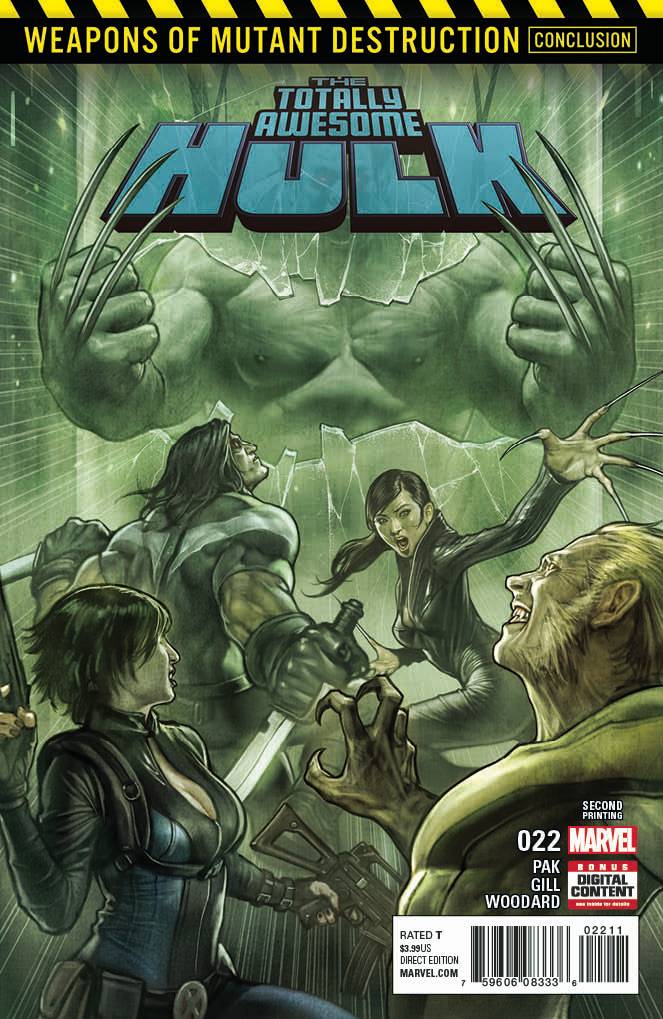 TOTALLY AWESOME HULK #22 (2ND PRINTING)