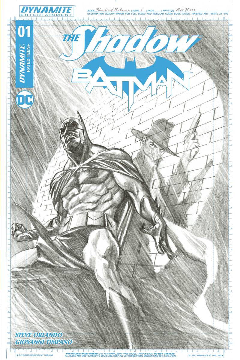 SHADOW BATMAN #1 (OF 6) COVER M ALEX ROSS VARIANT COVER (1 in 50 copies)