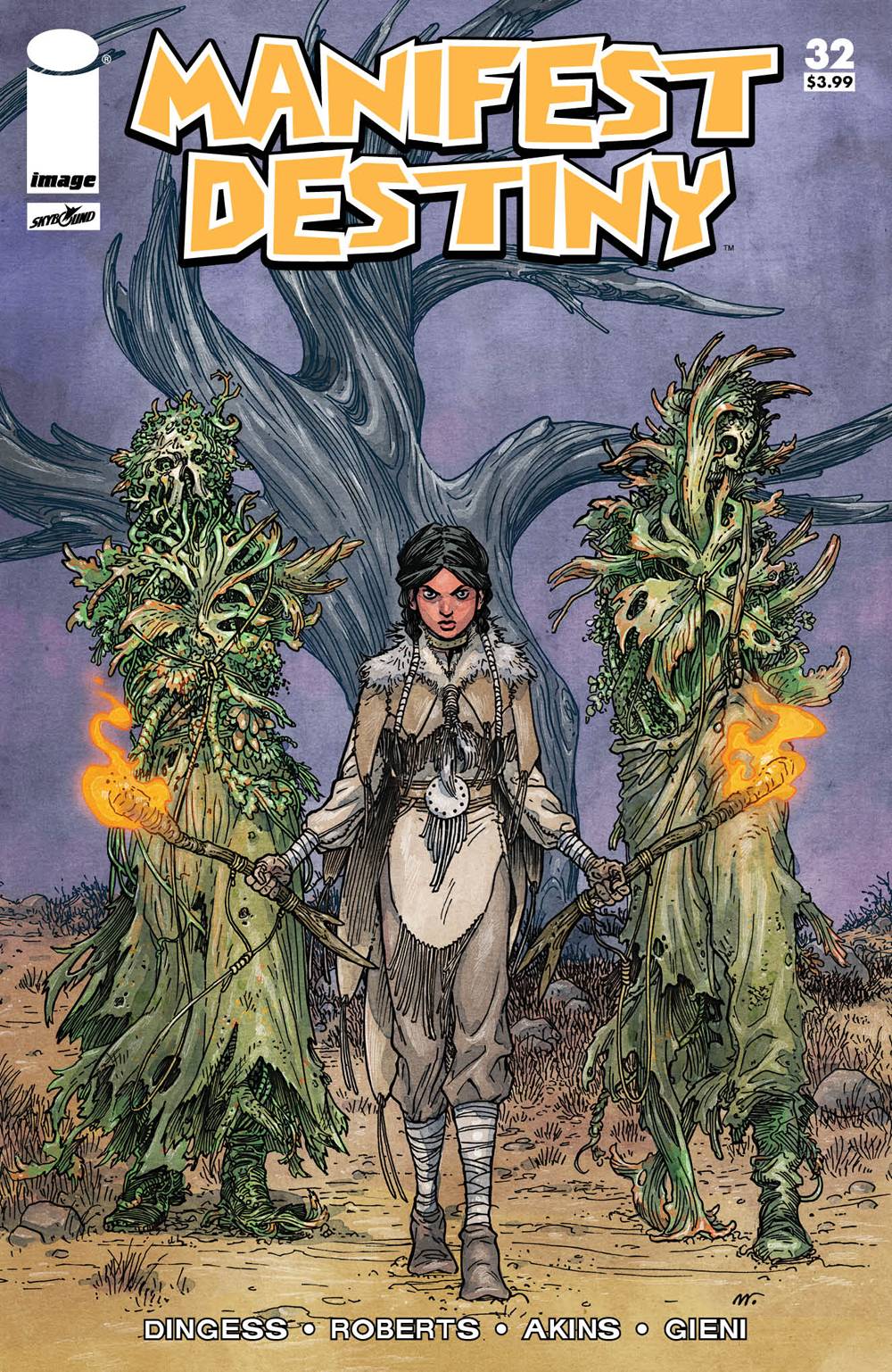 MANIFEST DESTINY #32 COVER B WALKING DEAD #19 TRIBUTE VARIANT COVER