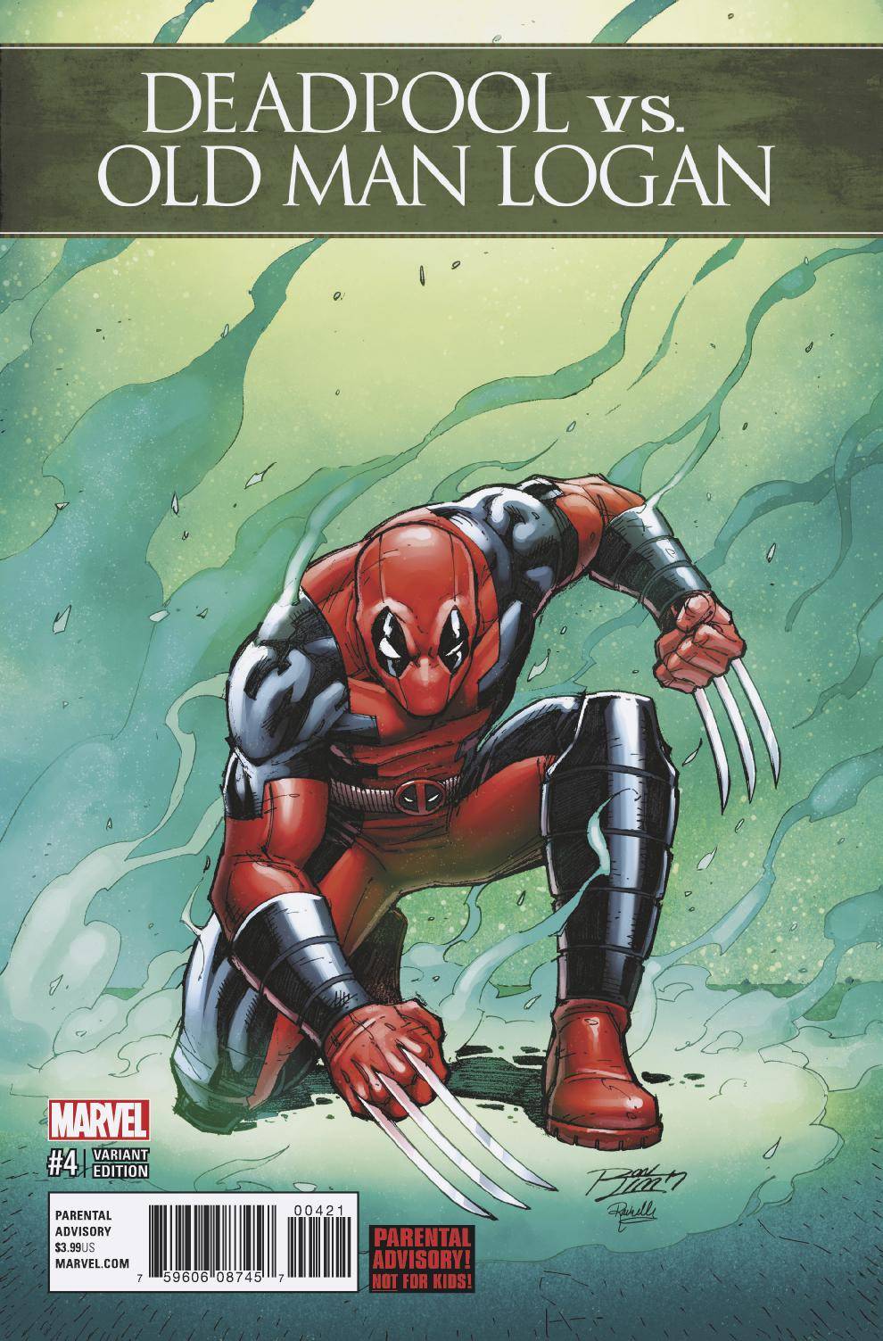 Deadpool Vs Old Man Logan 4 Of 5 Lim Variant Cover