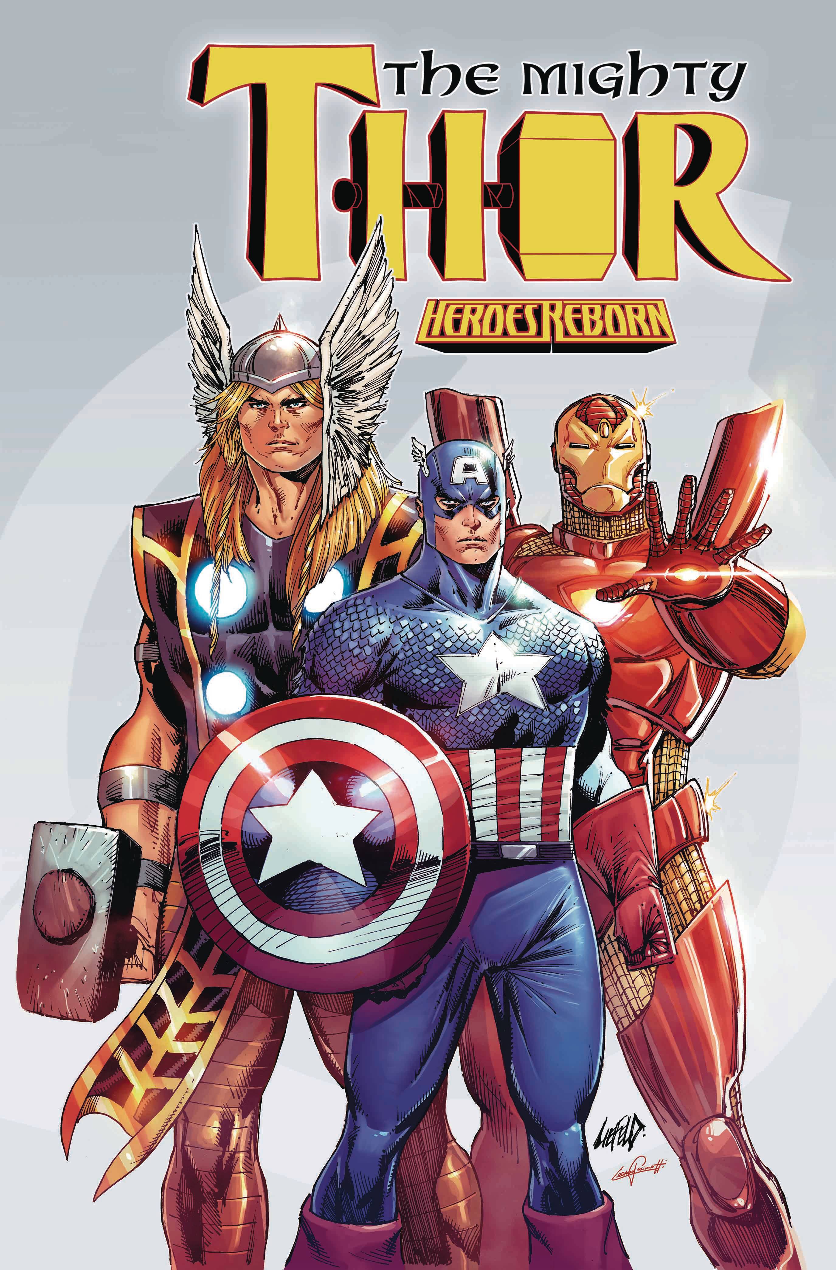 MIGHTY THOR #703 LIEFELD AVENGERS VARIANT COVER