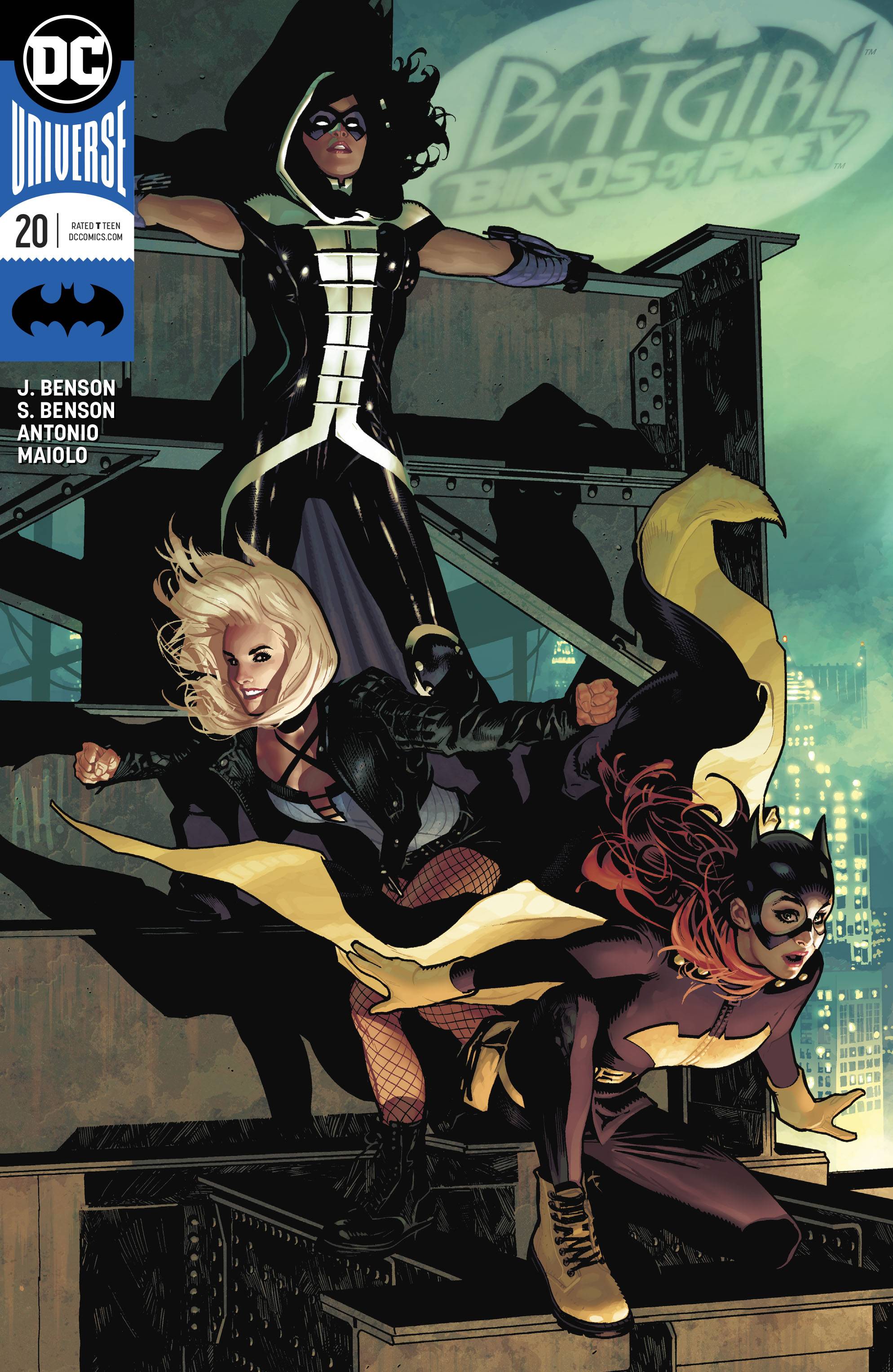 BATGIRL AND THE BIRDS OF PREY #20 ADAM HUGHES VARIANT COVER