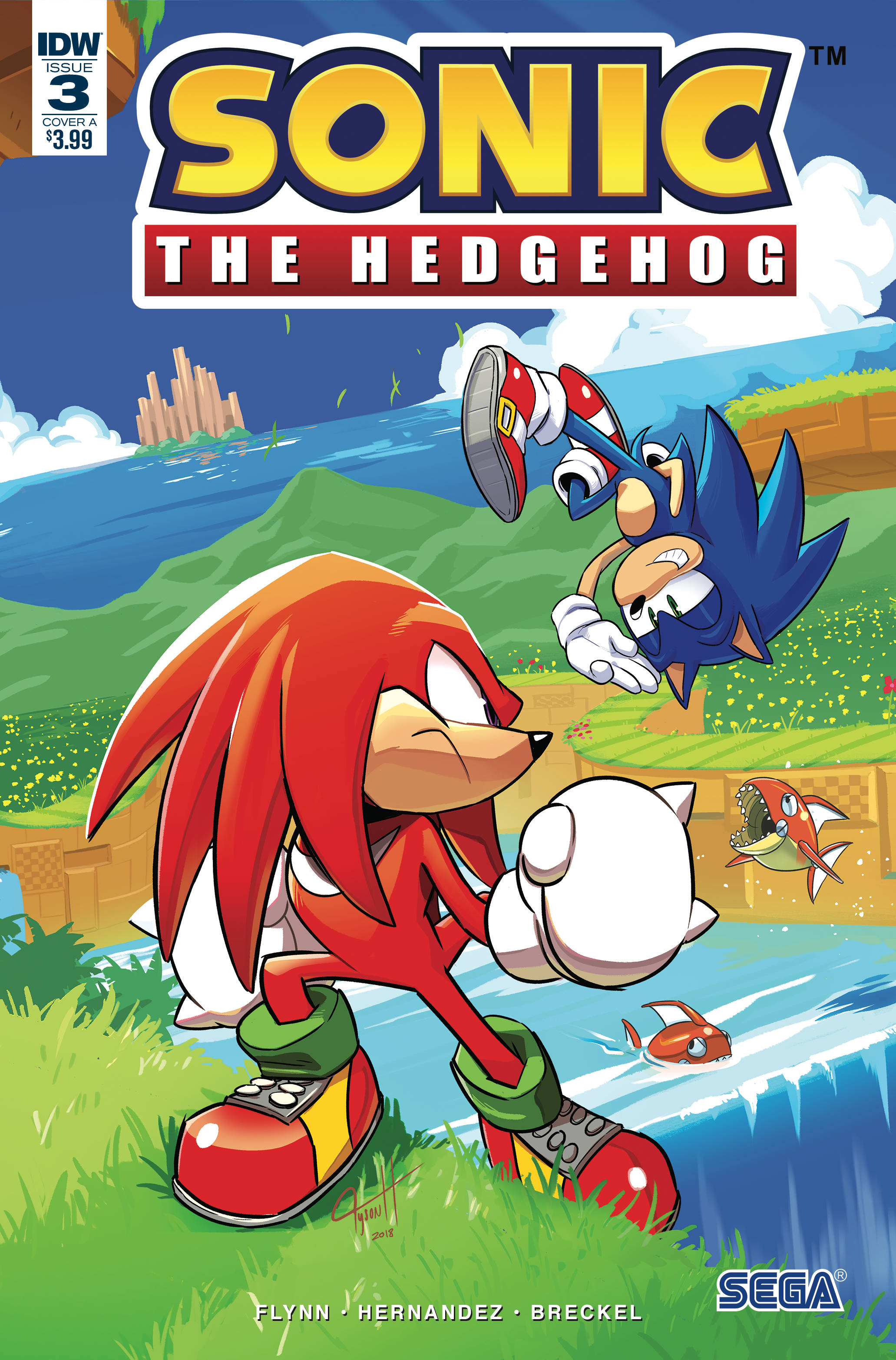 SONIC THE HEDGEHOG #3 CVR A HESSE (C: 1-0-0)