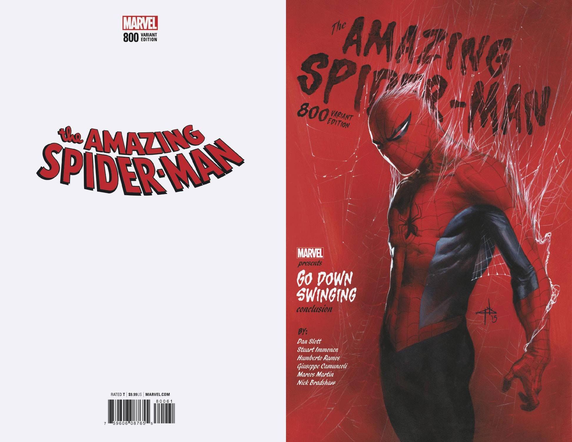 Amazing Spider Man 800 Variant Dellotto Cover 1 In 25 Copies