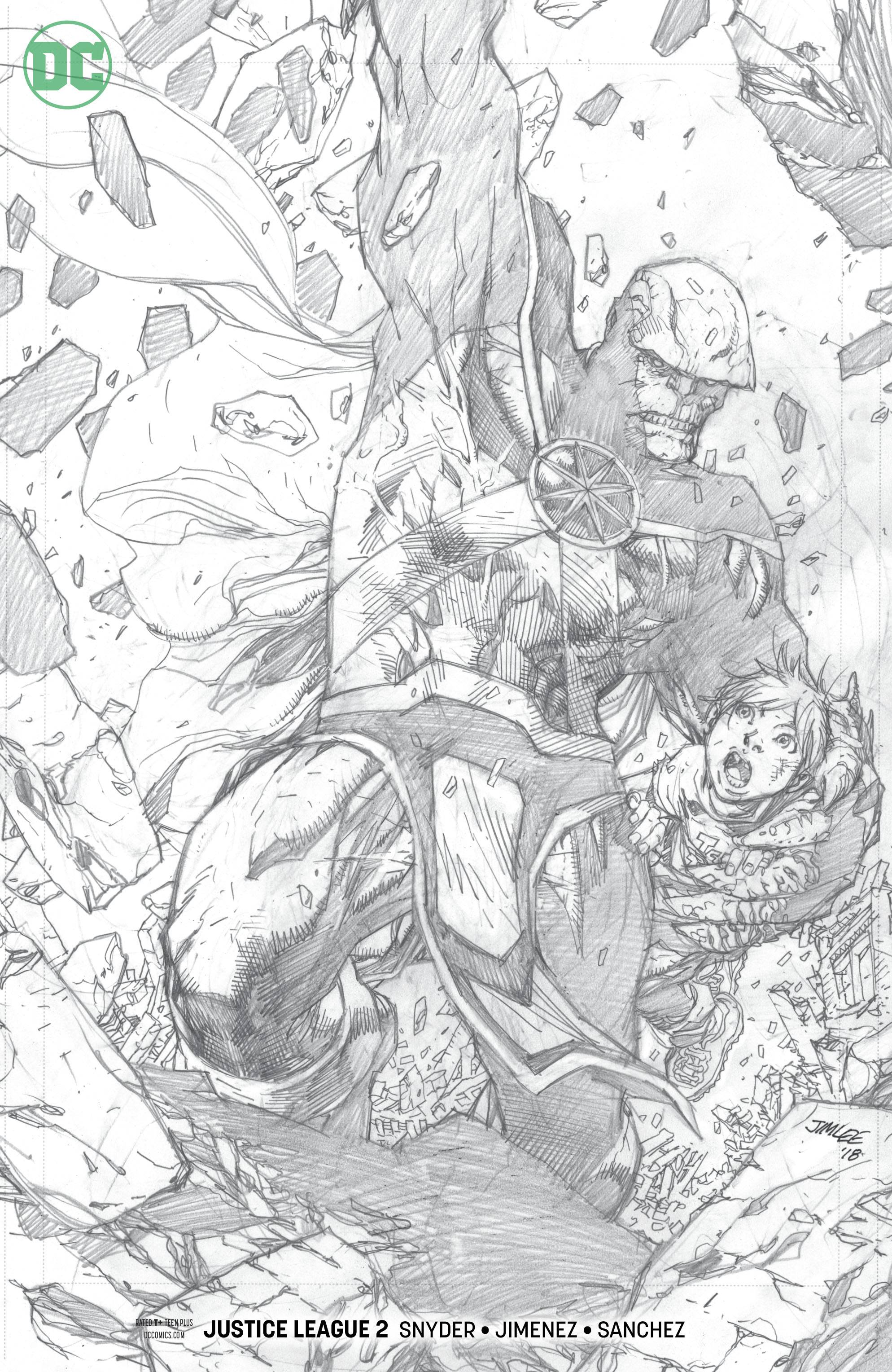 JUSTICE LEAGUE #4 JIM LEE VARIANT COVER