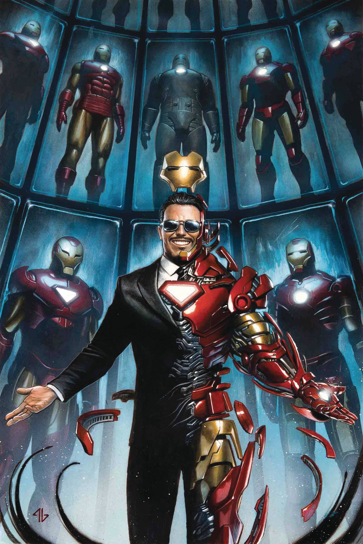 Tony Stark Iron Man 1 Variant Adi Granov Cover 1 In 25 Copies