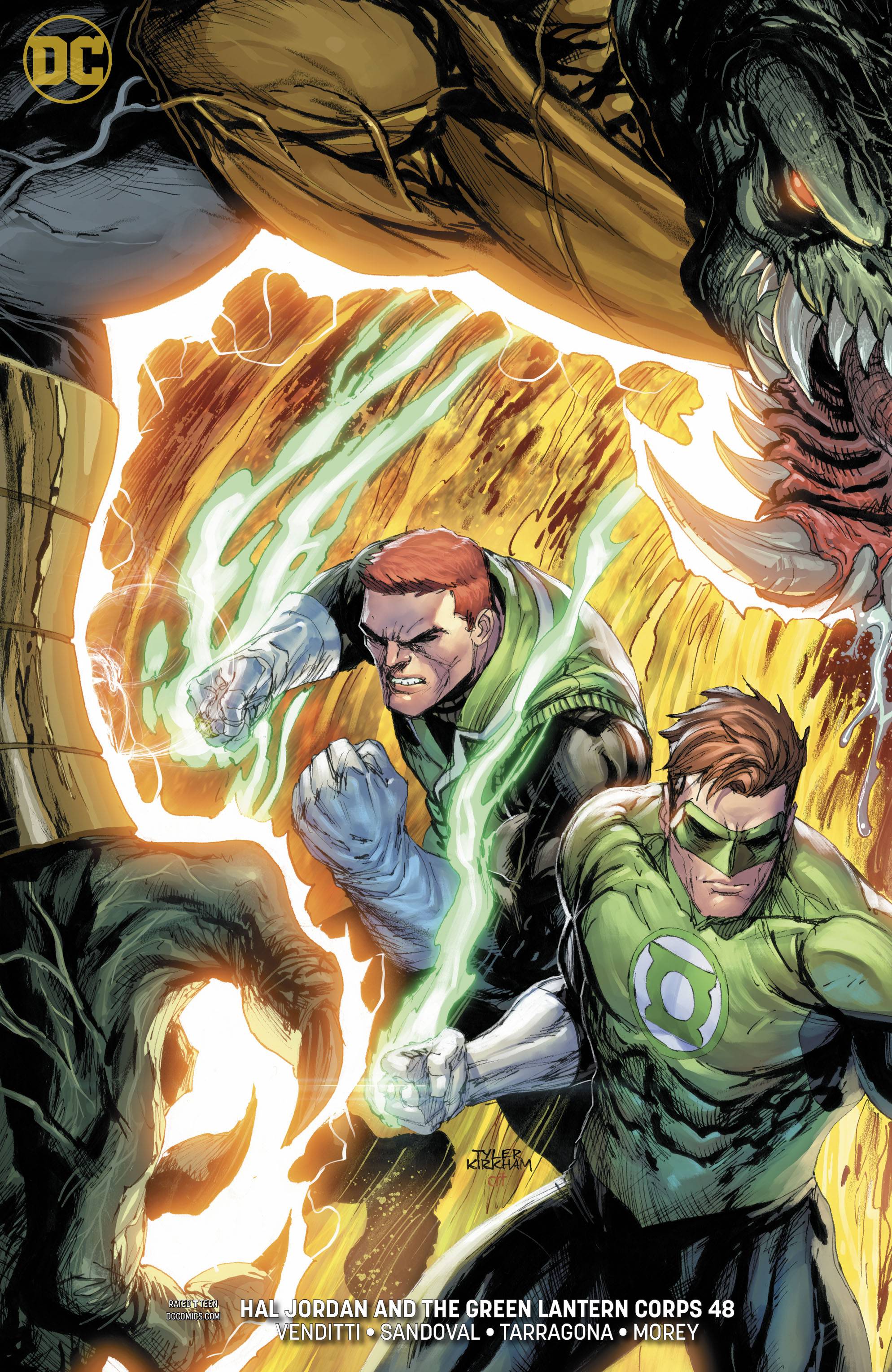 HAL JORDAN AND THE GREEN LANTERN CORPS #48 VARIANT COVER