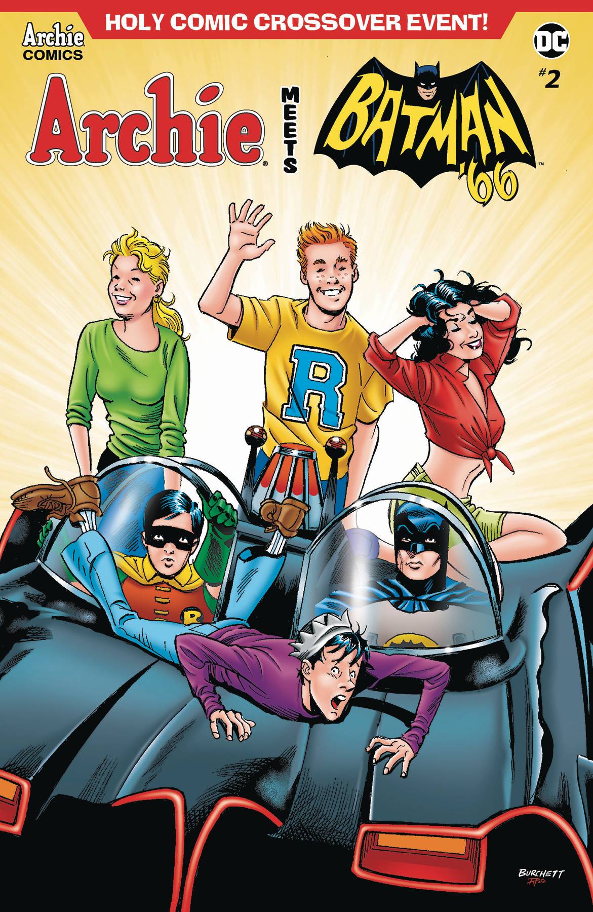 ARCHIE MEETS BATMAN 66 #2 COVER B BURCHETT