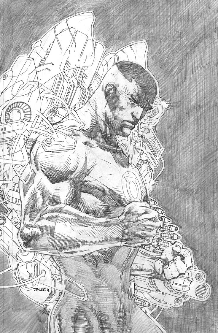 JUSTICE LEAGUE #6 JIM LEE VARIANT PENCILS COVER (1 in 100 copies)