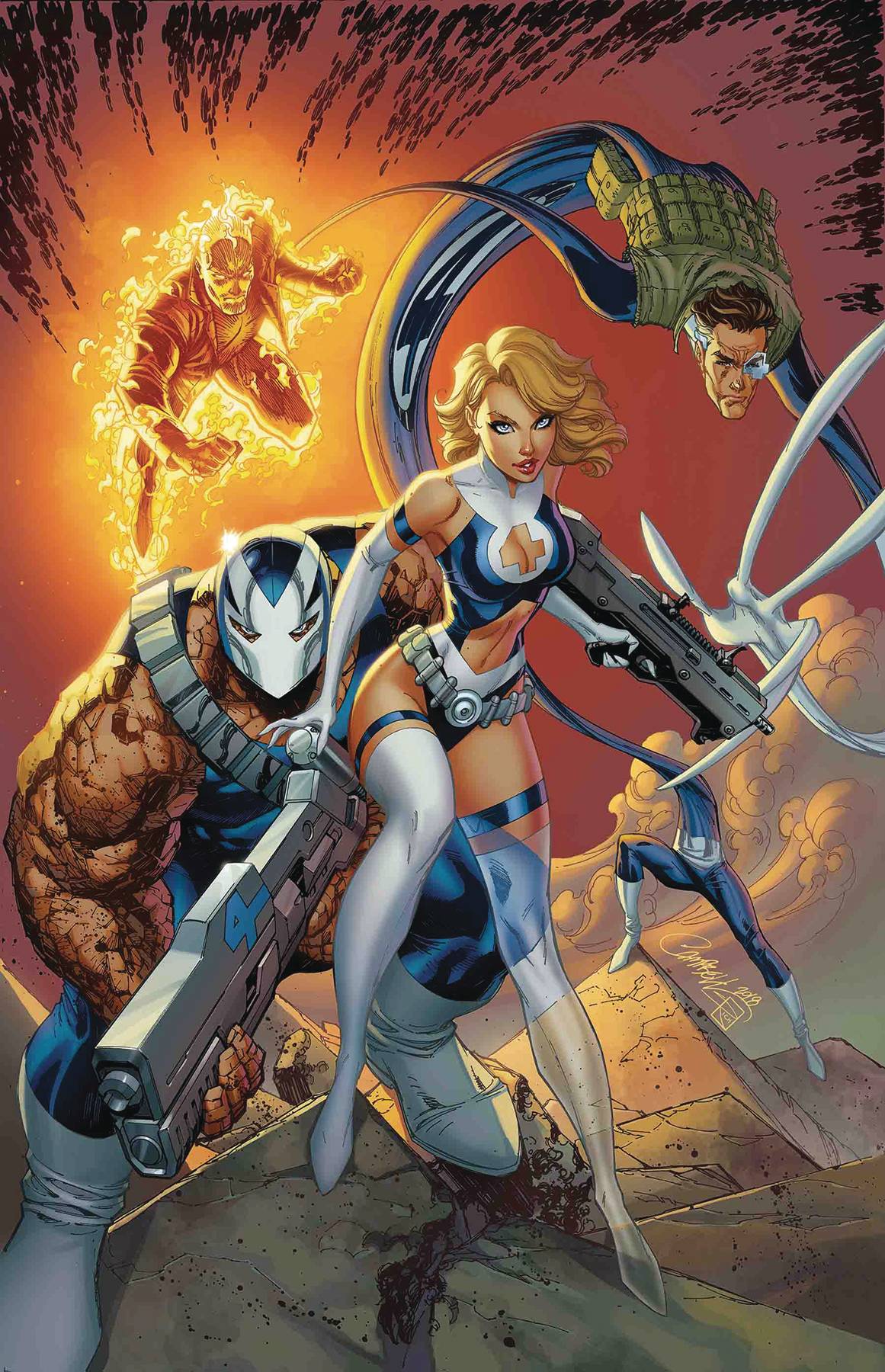 WEAPON H #6 J SCOTT CAMPBELL RETURN OF FANTASTIC FOUR VARIANT COVER