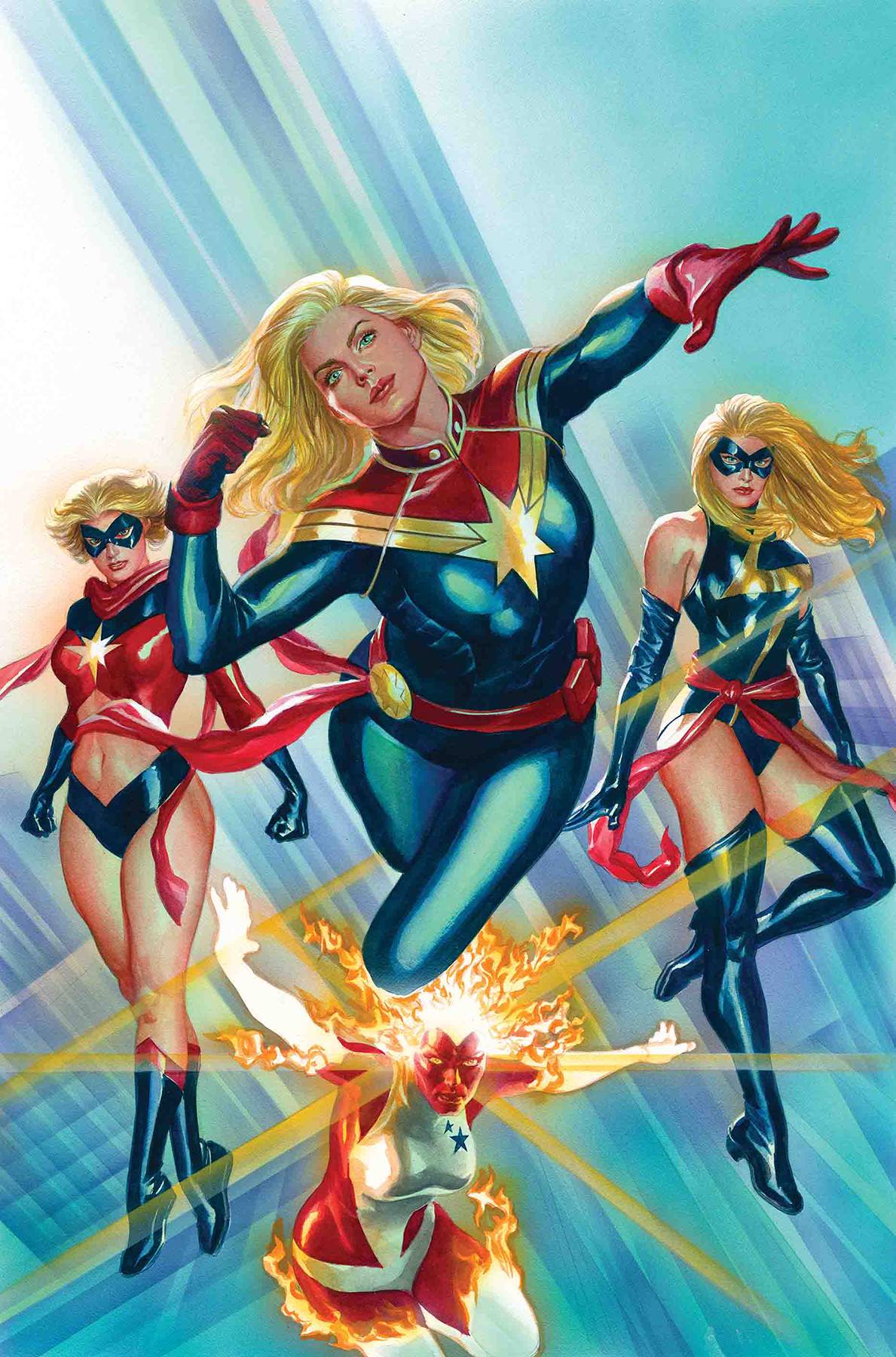 Captain Marvel 1 Variant Alex Ross Cover 1 In 50 Copies 