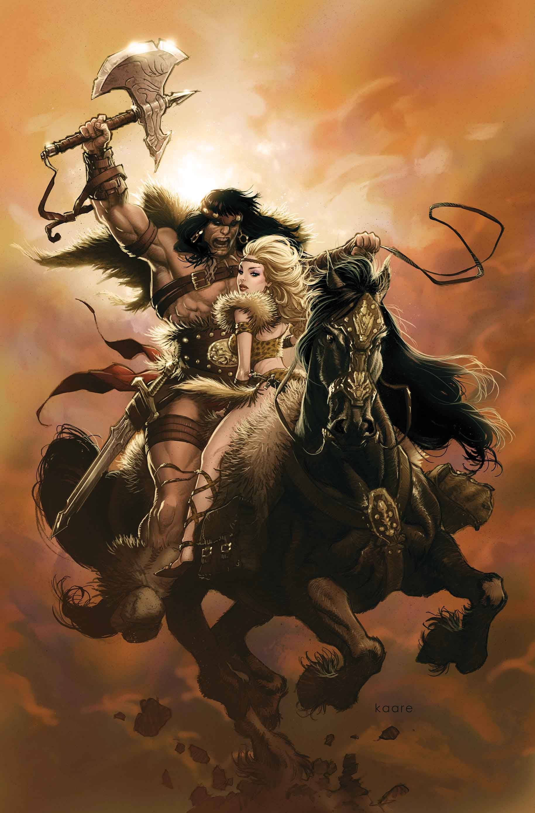 SAVAGE SWORD OF CONAN #3 ANDREWS VARIANT COVER (1 In 25 Copies)