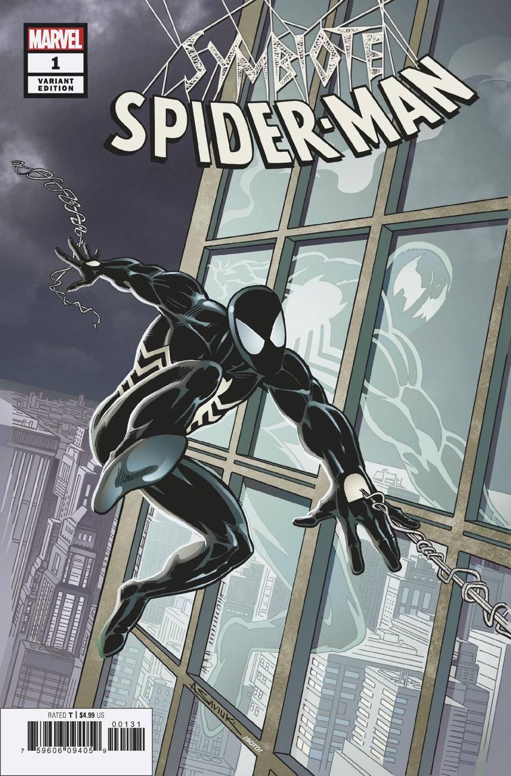 SYMBIOTE SPIDER-MAN #1 (OF 5) VARIANT SAVIUK COVER (1 in 50 copies)