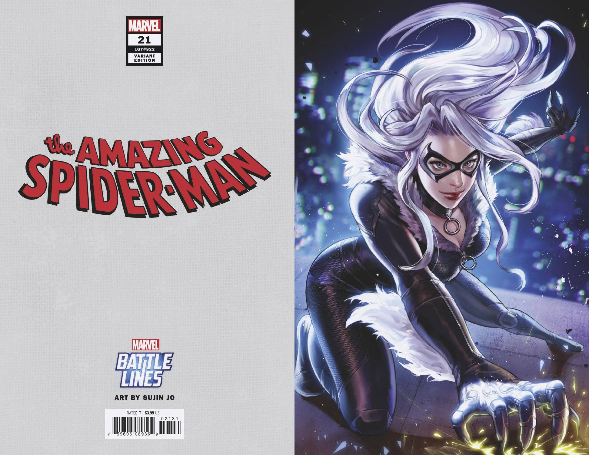 Amazing Spider Man 21 Sujin Jo Marvel Battle Lines Variant Cover 2049