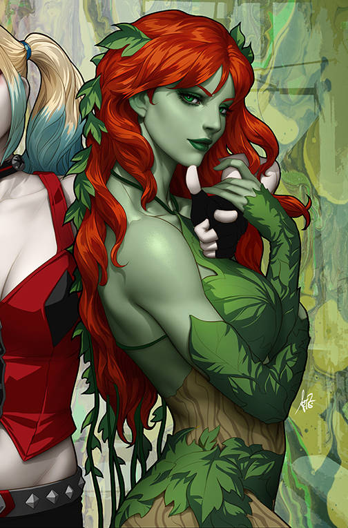 HARLEY QUINN & POISON IVY #1 (OF 6) ARTGERM POISON IVY CARD STOCK