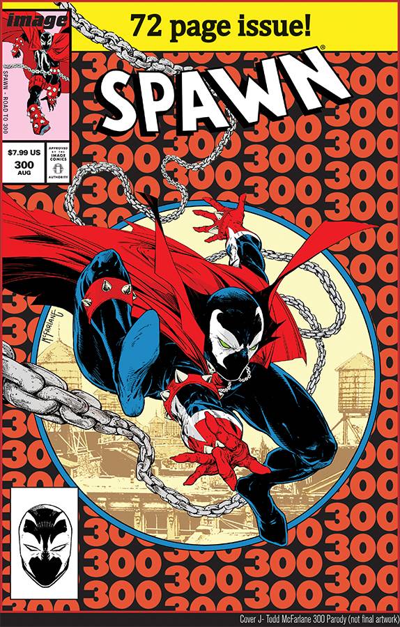 SPAWN #300 ASM 300 HOMAGE COVER J VARIANT McFARLANE