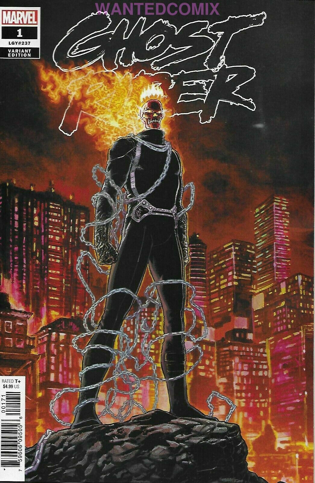 GHOST RIDER #1 KING OF HELL KUDER VARIANT COVER