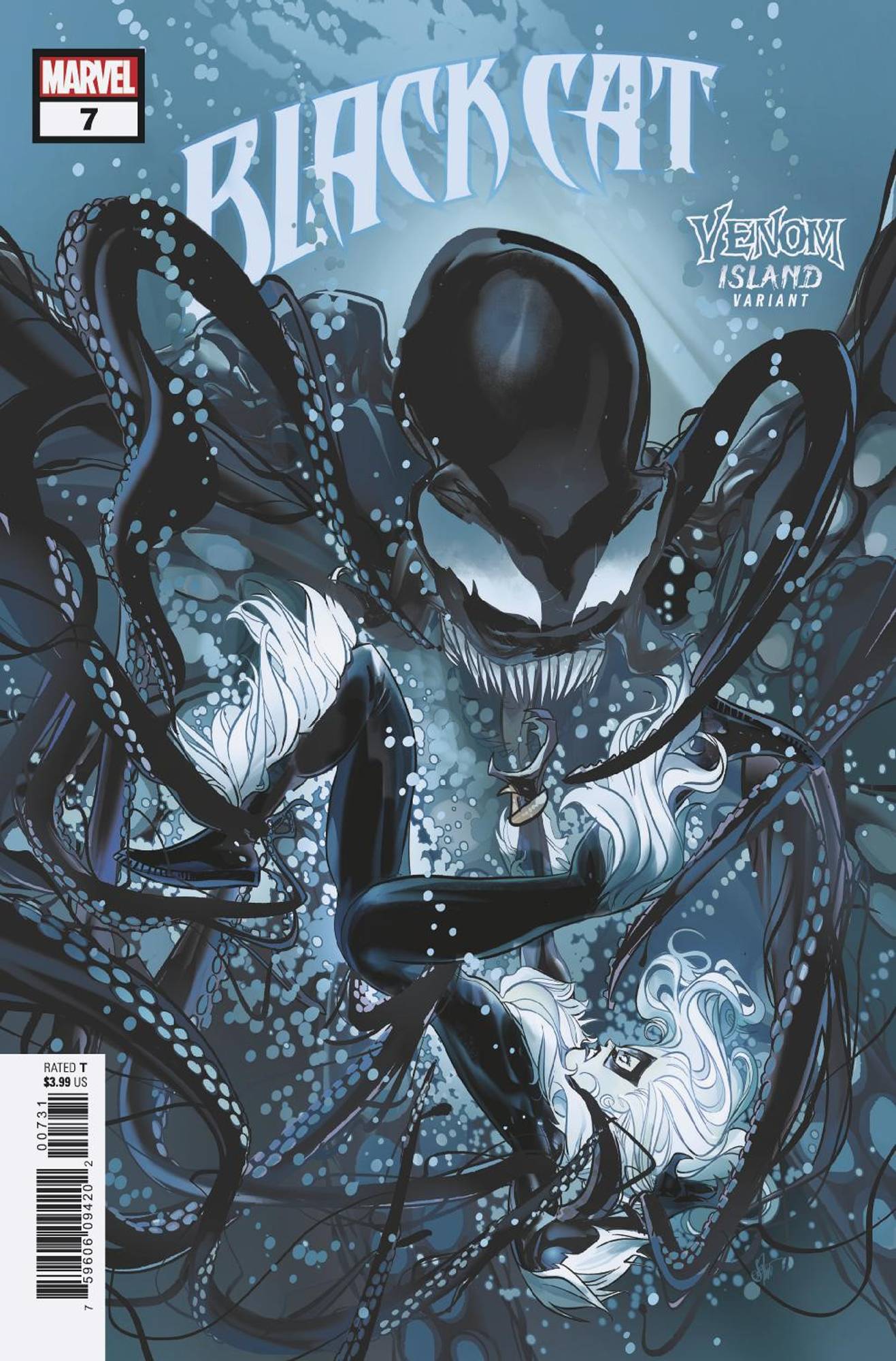 Black cat and venom special. Venom Island variant. Черная кошка Веном. Black Cat Marvel Venom. Черная кошка и Веном комикс.