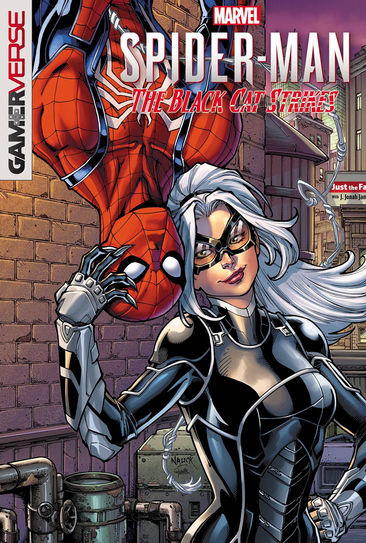 MARVELS SPIDER-MAN BLACK CAT STRIKES #1 (OF 5) NAUCK VARIANT COVER