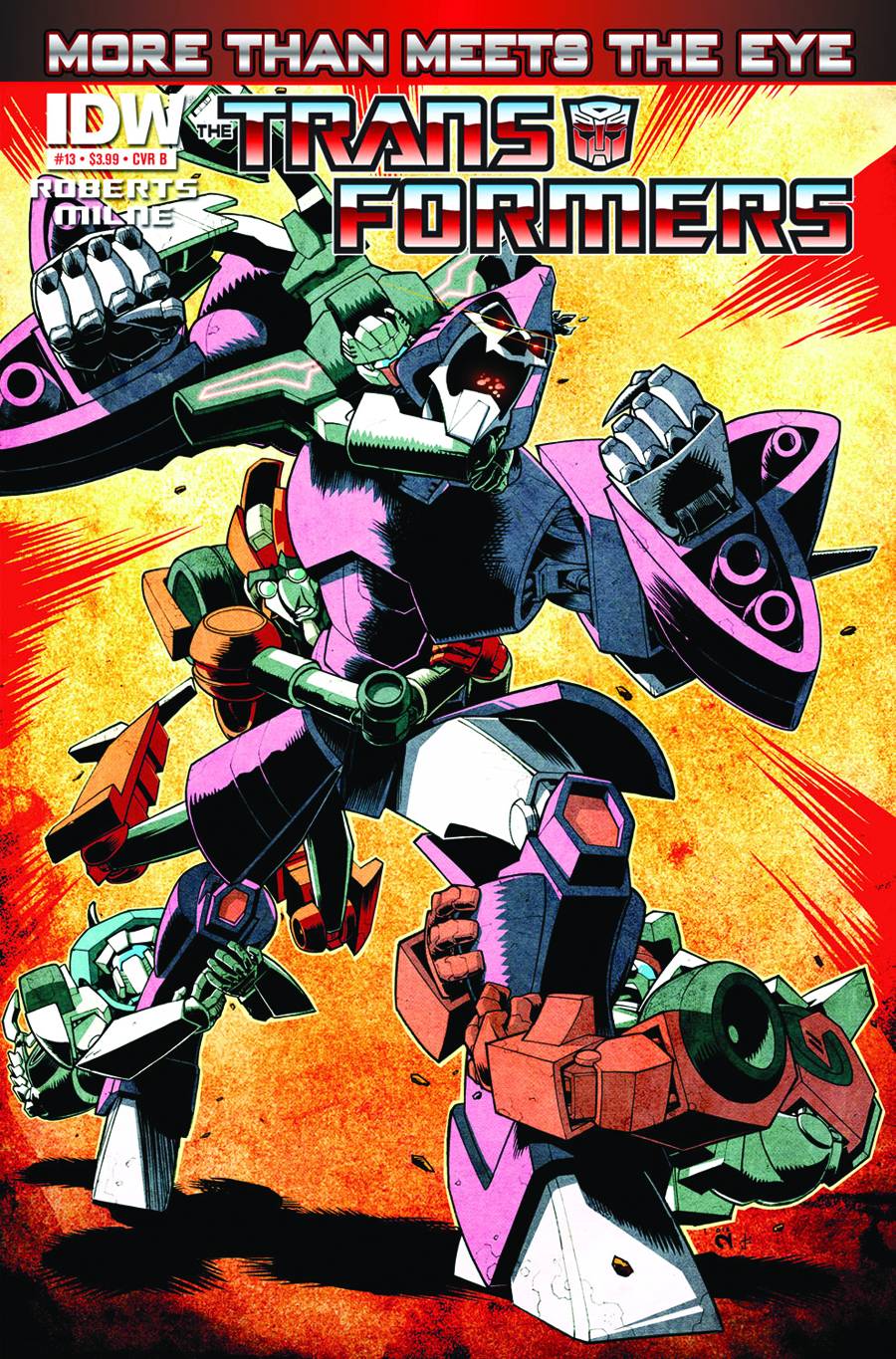 TRANSFORMERS MORE THAN MEETS EYE #13 10 COPY INCV COVER B