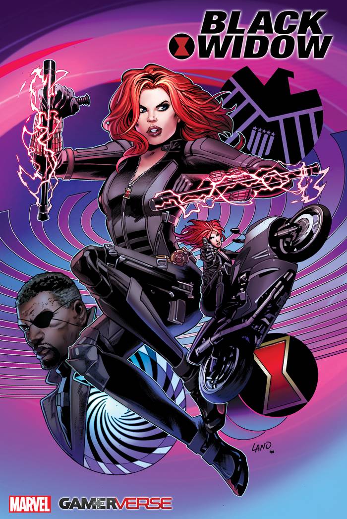 MARVELS AVENGERS BLACK WIDOW 1 LAND VARIANT COVER