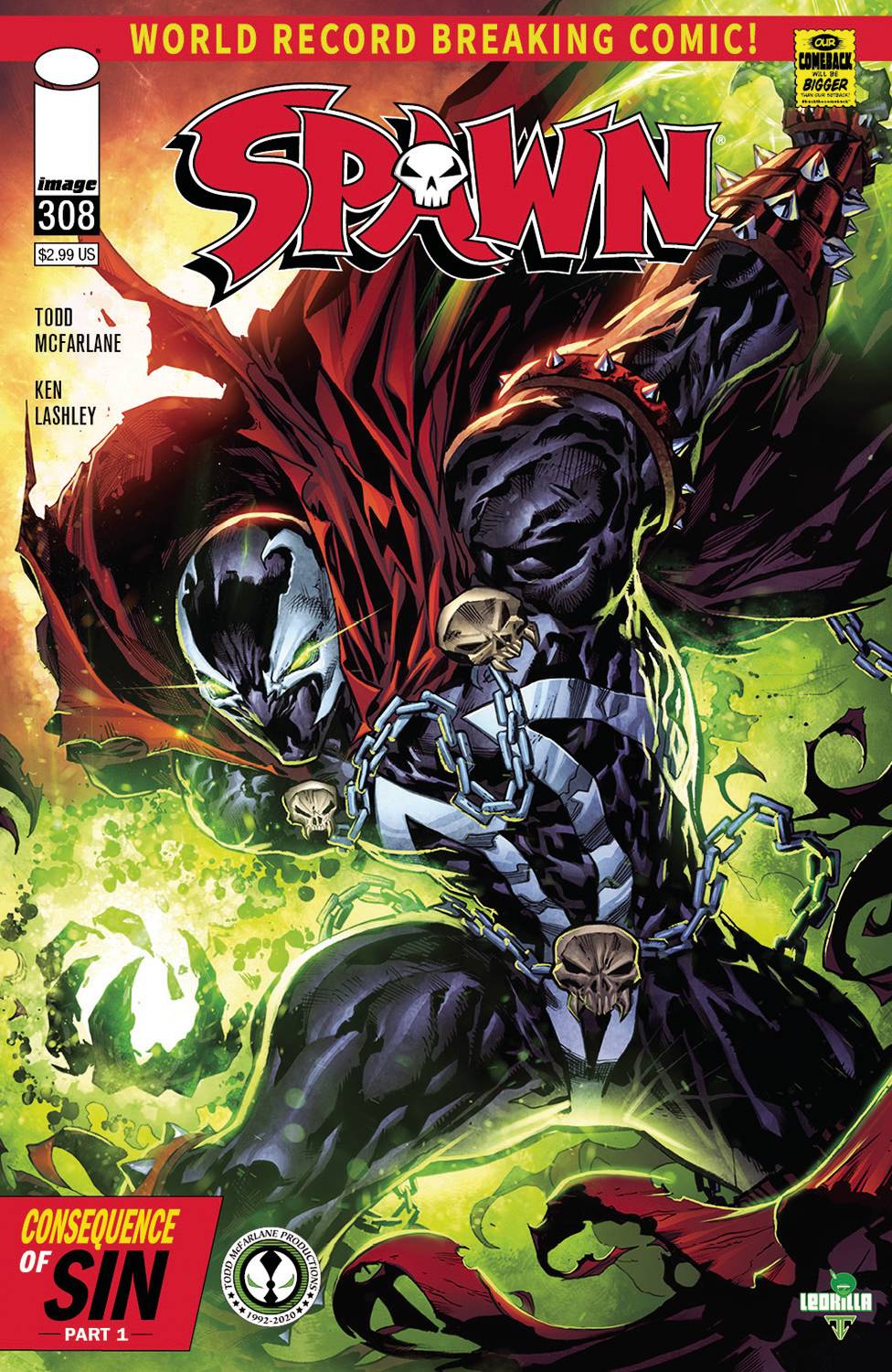 Spawn 308 Cover B Lashley