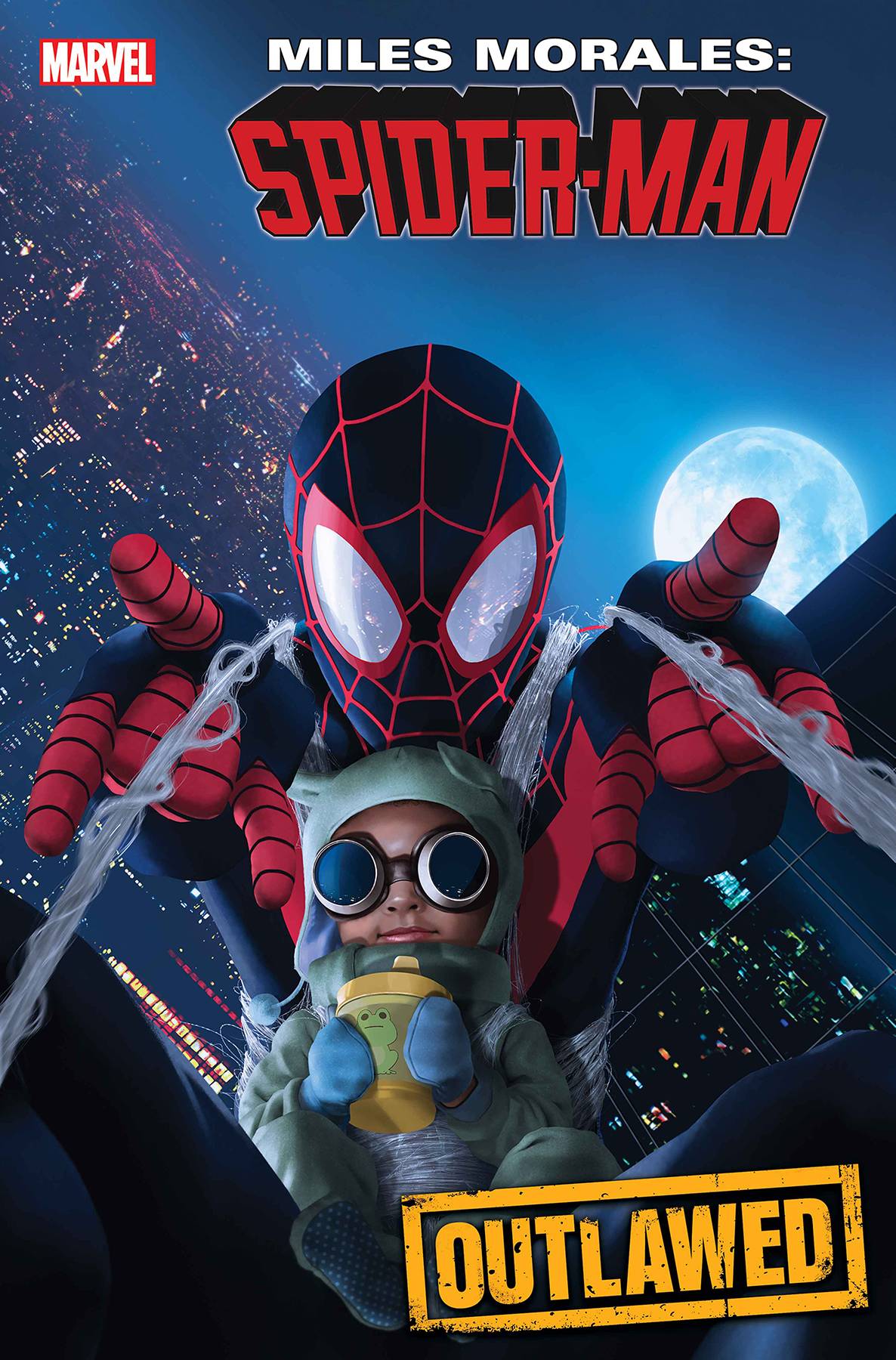 MILES MORALES SPIDER-MAN #18 RAHZZAH BABY MORALES VARIANT COVER