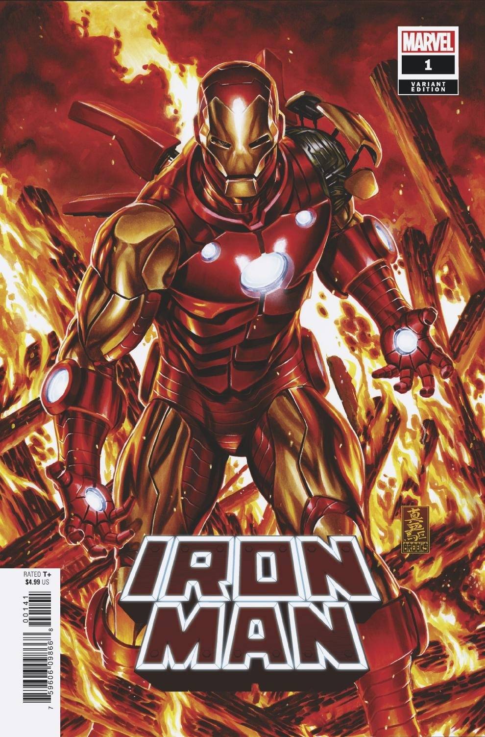 IRON MAN #1 MARK BROOKS VARIANT COVER (1:50 copies)