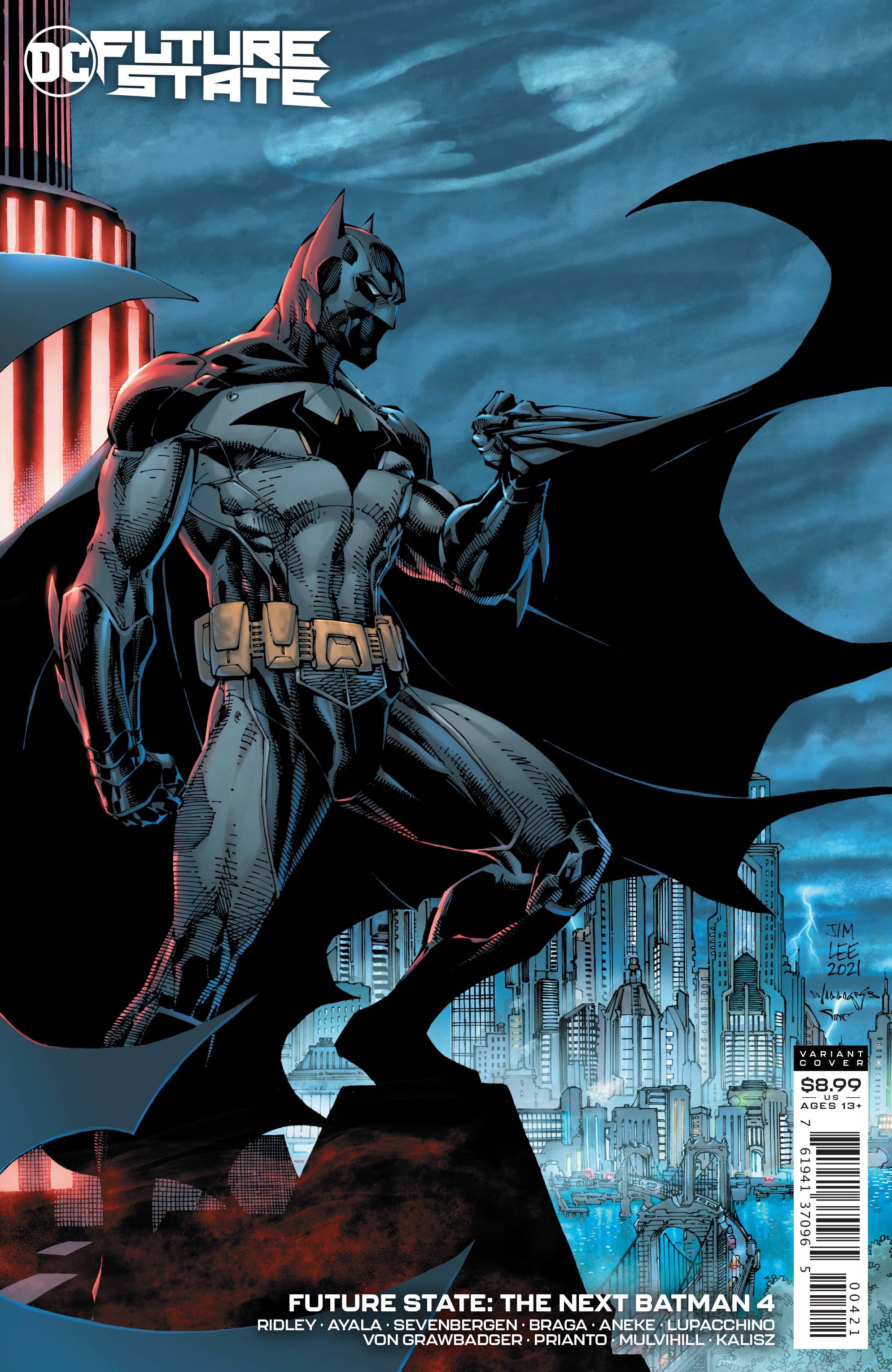 FUTURE STATE THE NEXT BATMAN #4 (OF 4) COVER B JIM LEE & SCOTT WILLIAMS ...