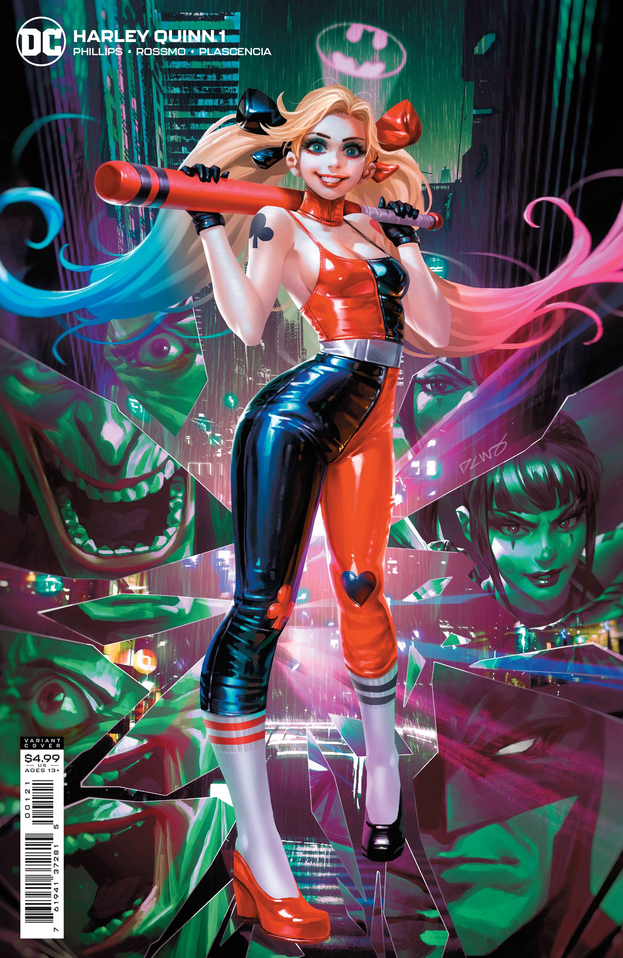 Harley Quinn 1 Cover B Derrick Chew Card Stock Variant 