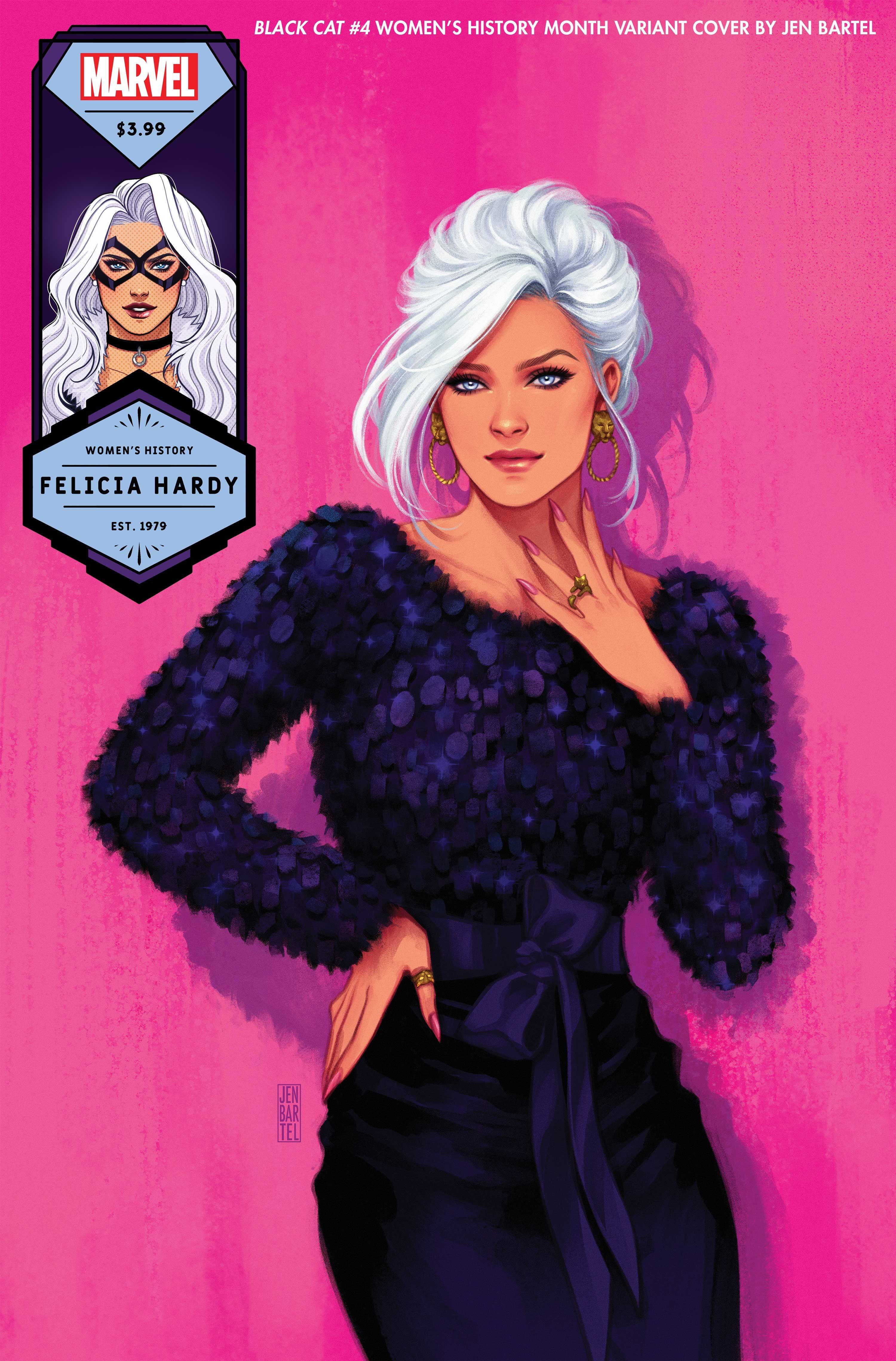 BLACK CAT #4 BARTEL BLACK CAT WOMENS HISTORY MONTH VARIANT COVER