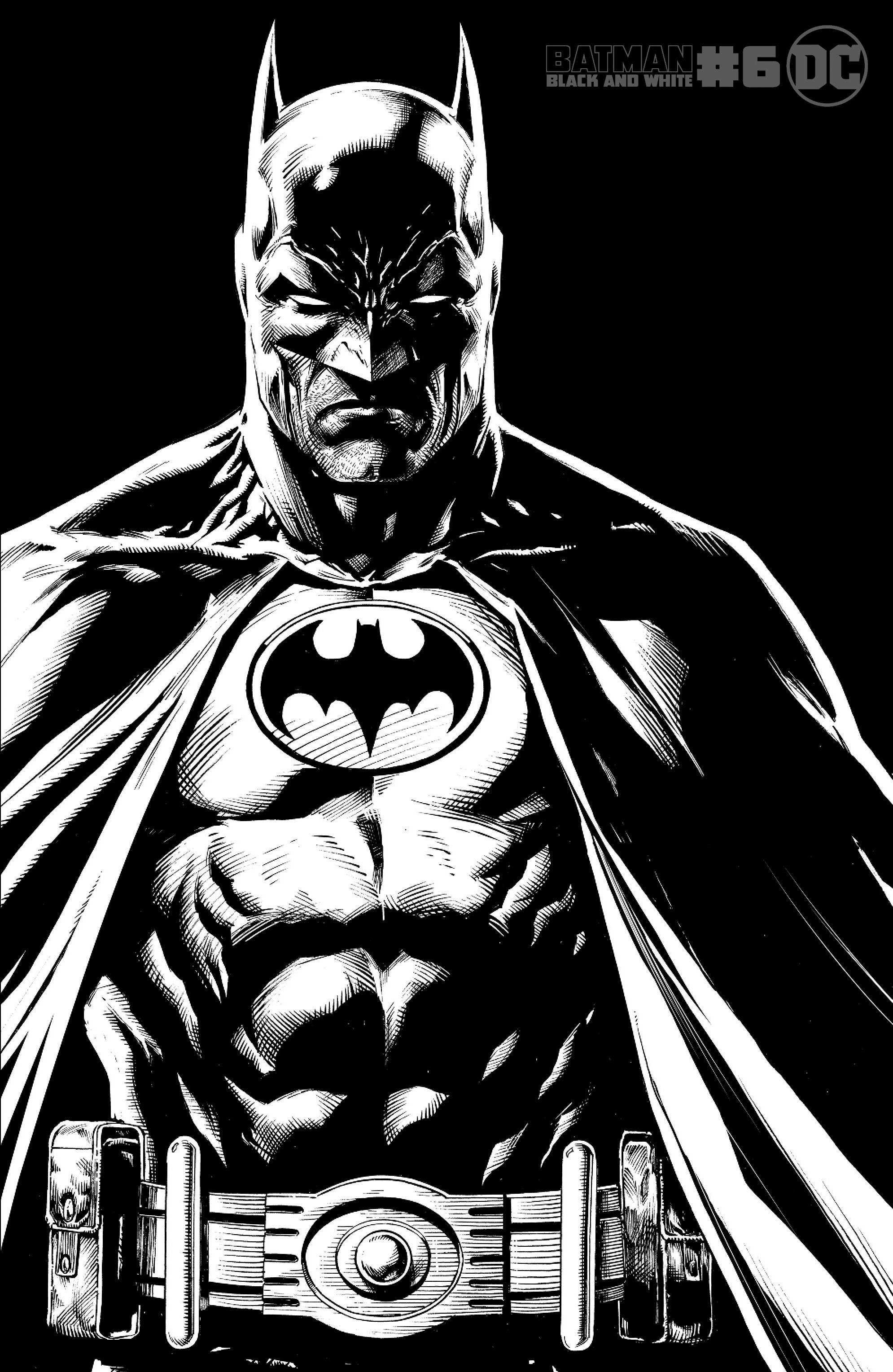 BATMAN BLACK AND WHITE #6 (OF 6) COVER B JASON FABOK VARIANT