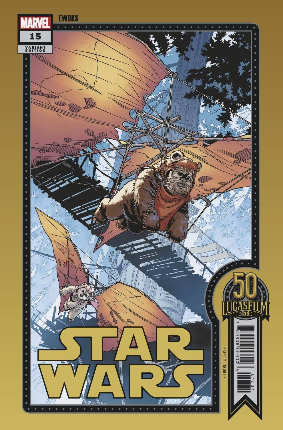 STAR WARS #15 CHRIS SPROUSE LUCASFILM 50TH VARIANT