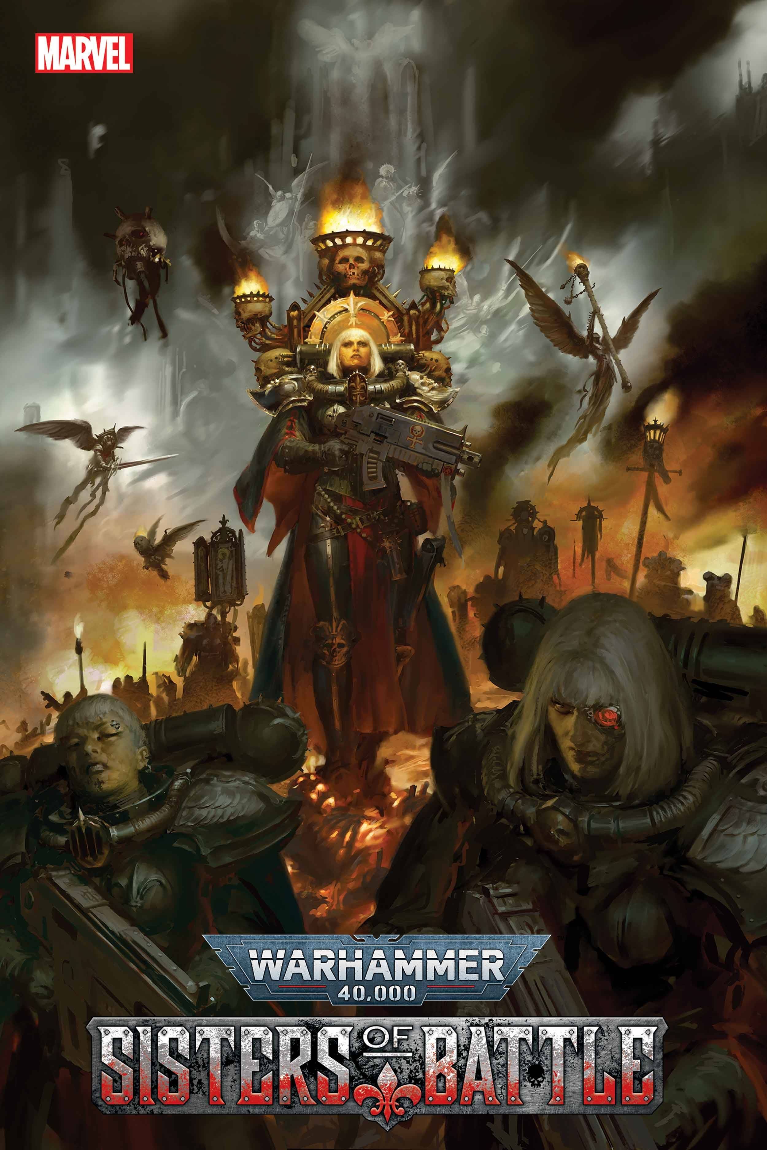 WARHAMMER 40K SISTERS BATTLE #2 (OF 5) GAMES WORKSHOP VARIANT COVER