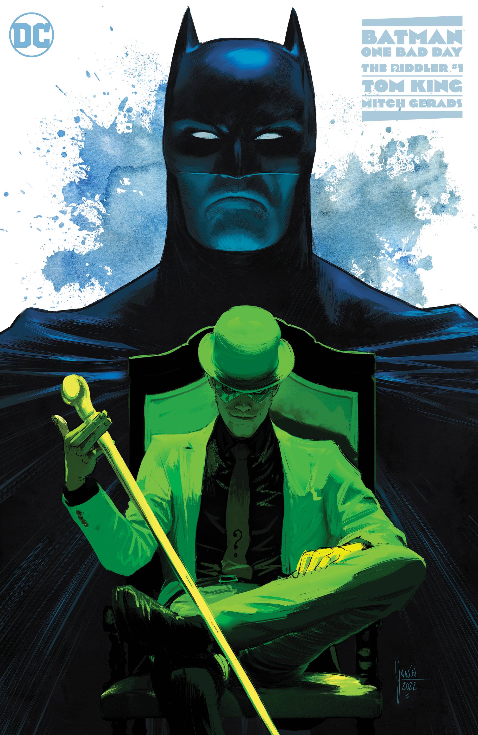 BATMAN ONE BAD DAY THE RIDDLER #1 (ONE SHOT) VARIANT B MIKEL JANIN 1:50  (Allocations will occur)