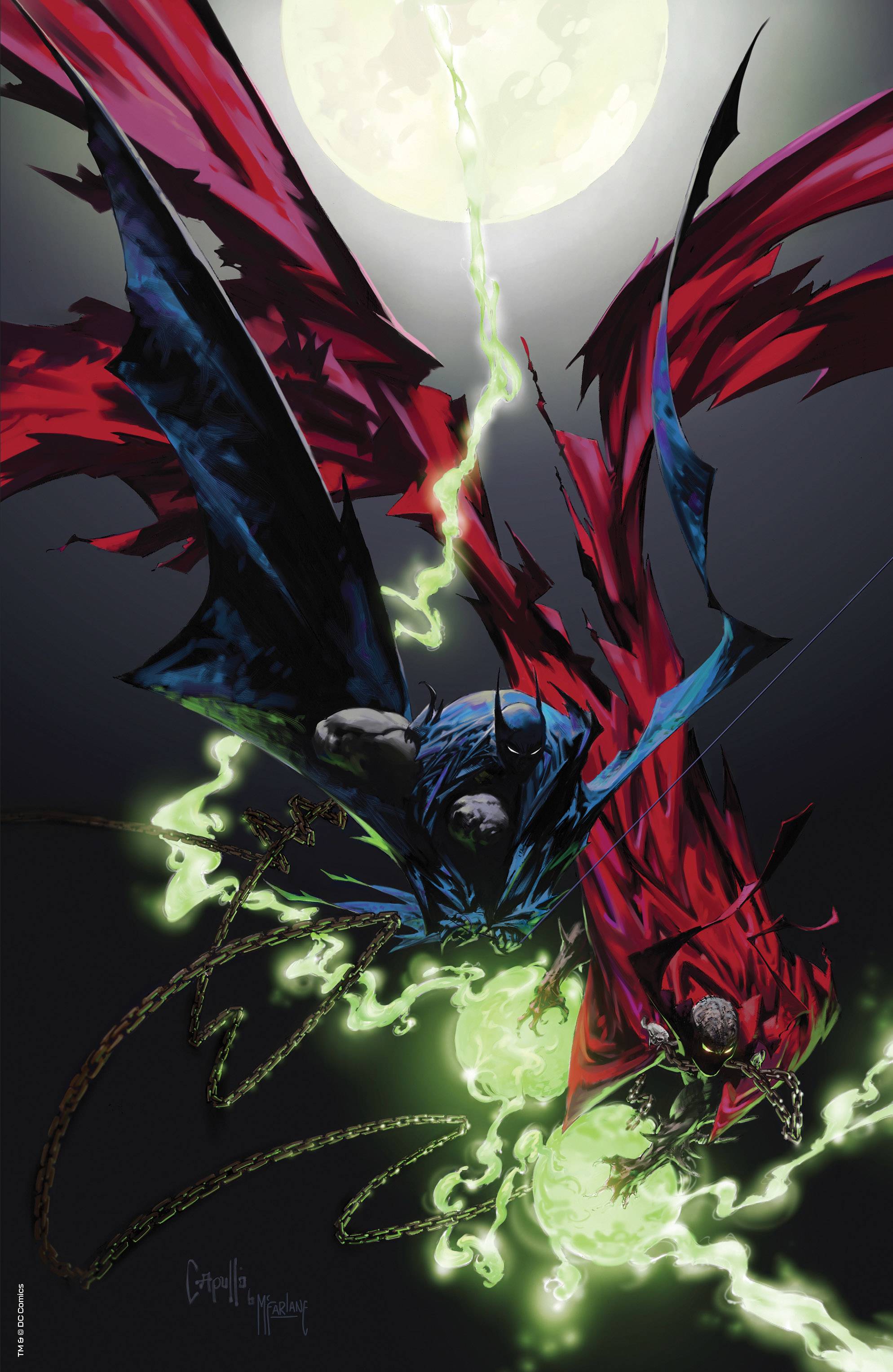 BATMAN SPAWN #1 (ONE SHOT) COVER J GREG CAPULLO & TODD MCFARLANE GLOW IN  THE DARK VARIANT