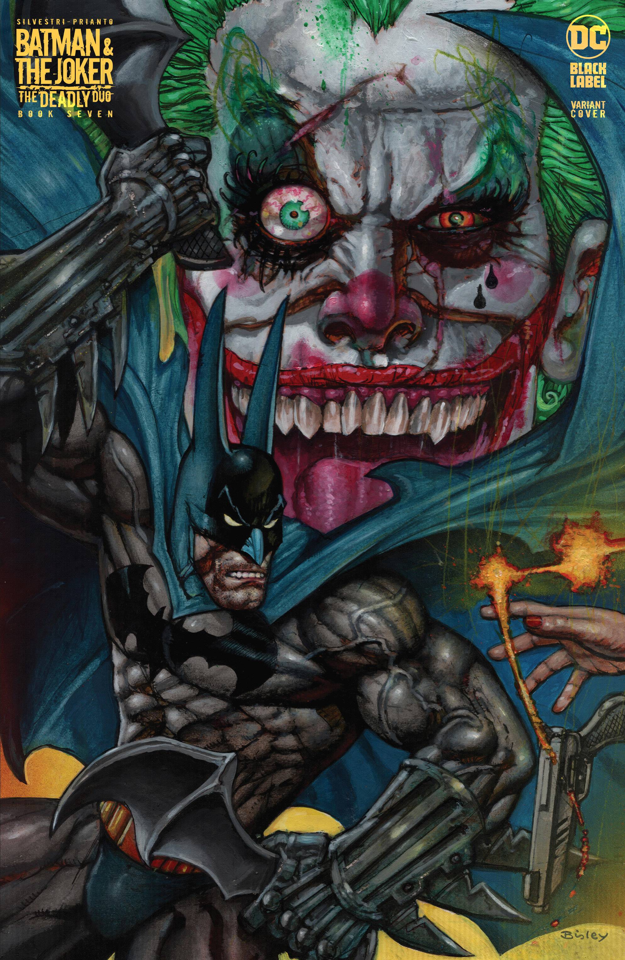 Batman And The Joker The Deadly Duo 7 Of 7 Cover B Simon Bisley Batman And Joker Variant 7933